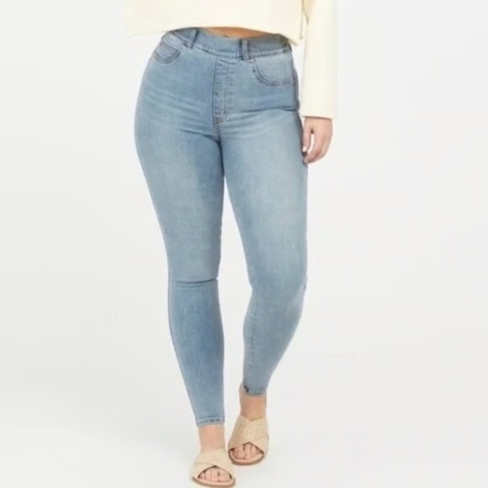Host Pick SPANX Light Blue Ankle Jeans 1X
